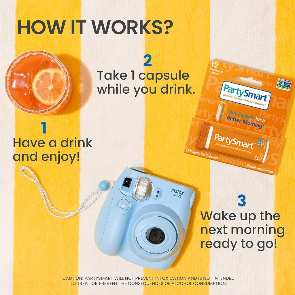 Himalaya PartySmart Capsule, 12 Capsules