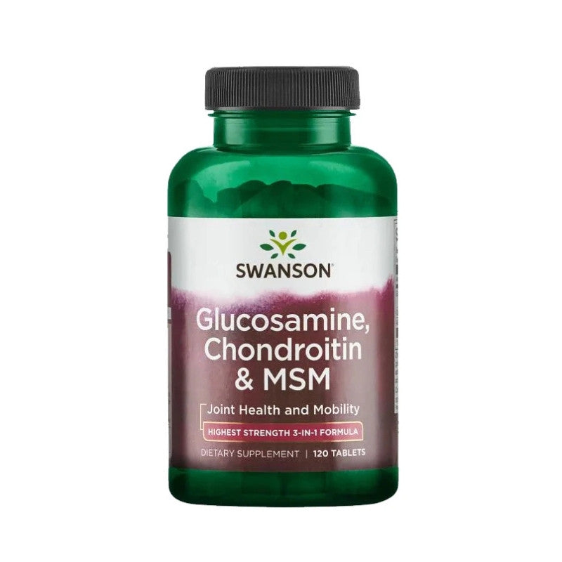 Swanson Glucosamine Chondroitin & MSM, 120 Tablets