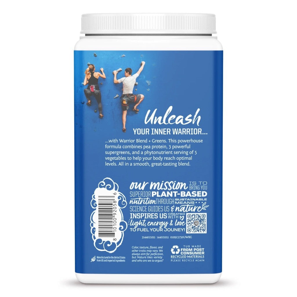 Sunwarrior Unflavored Warrior Blend Protein + Greens 750g
