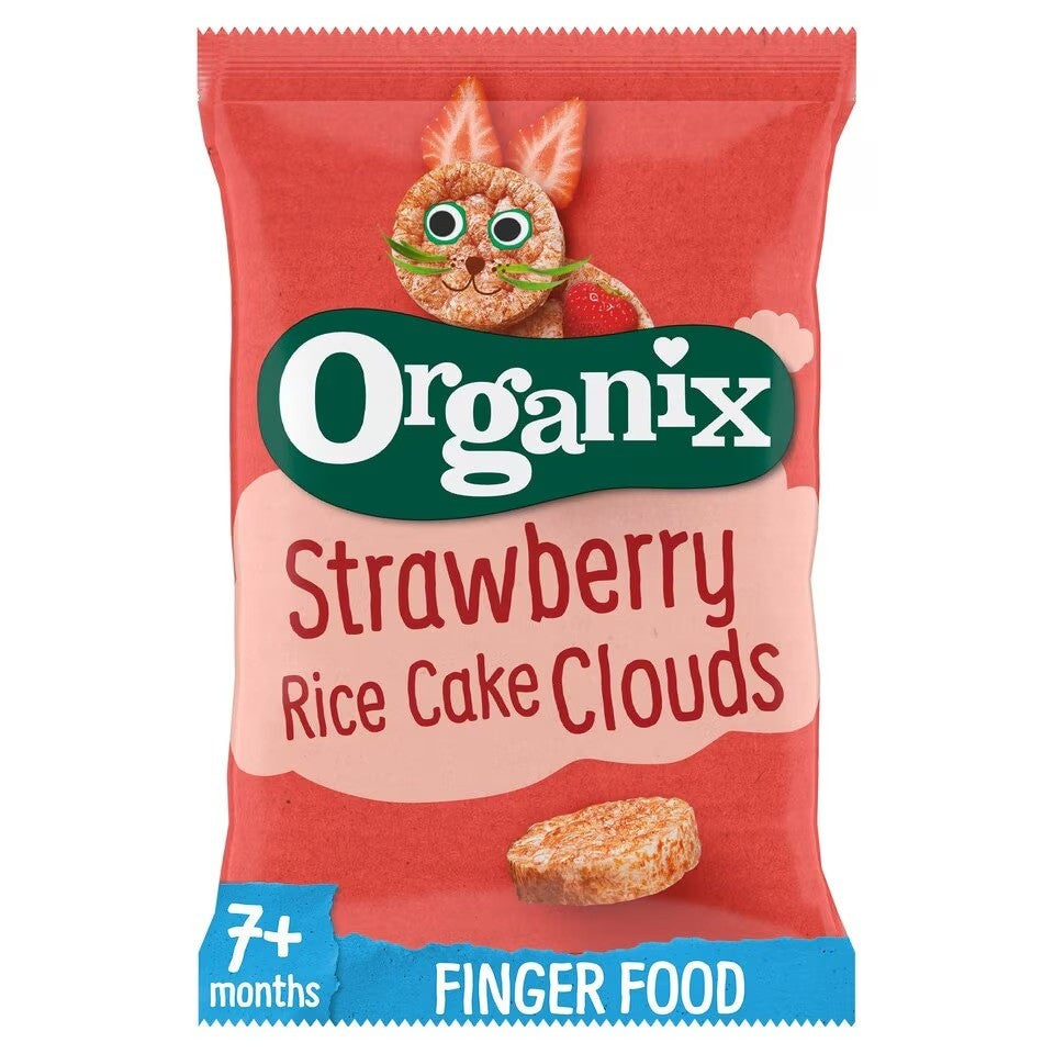 Organix Baby Snacks 7+ months Rice Cake Clouds 40g