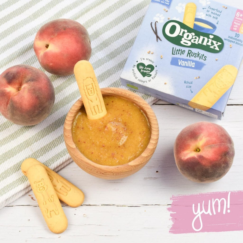 Organix Little Ruskits Vanilla 10 Individual Wrapped Biscuits