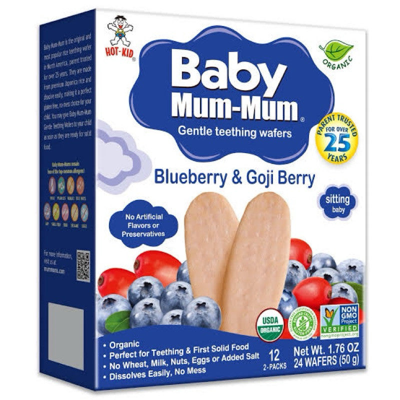 Hot Kid Baby Mum-Mum Gentle Teetthing Wafers 50g