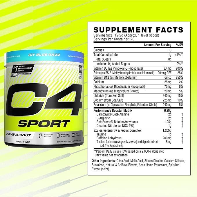 Cellucor C4 Sport Pre-Workout 244g