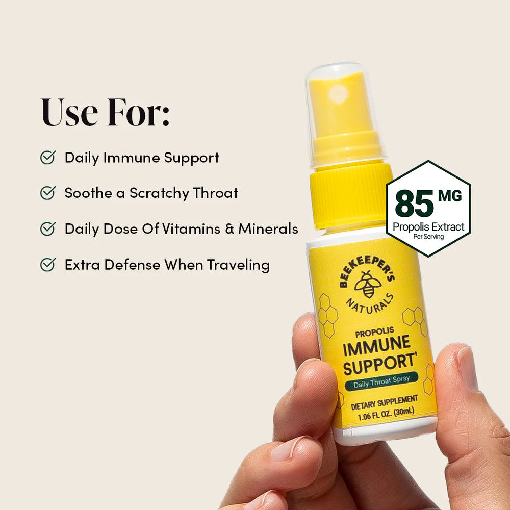 Beekeeper's Naturals Propolis Immune Support Throat Spray 15ml