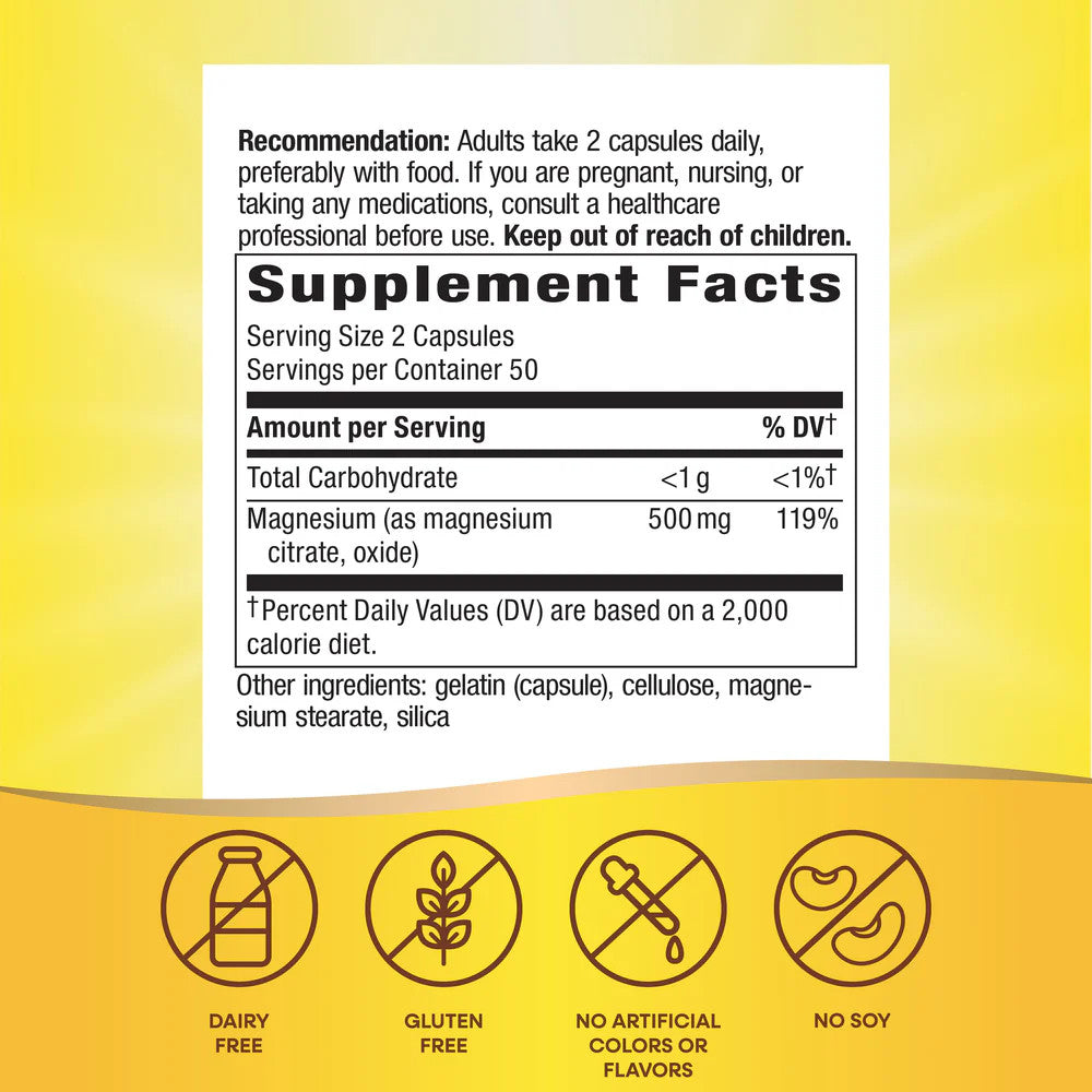 Nature's Way Magnesium Complex 100 Capsules