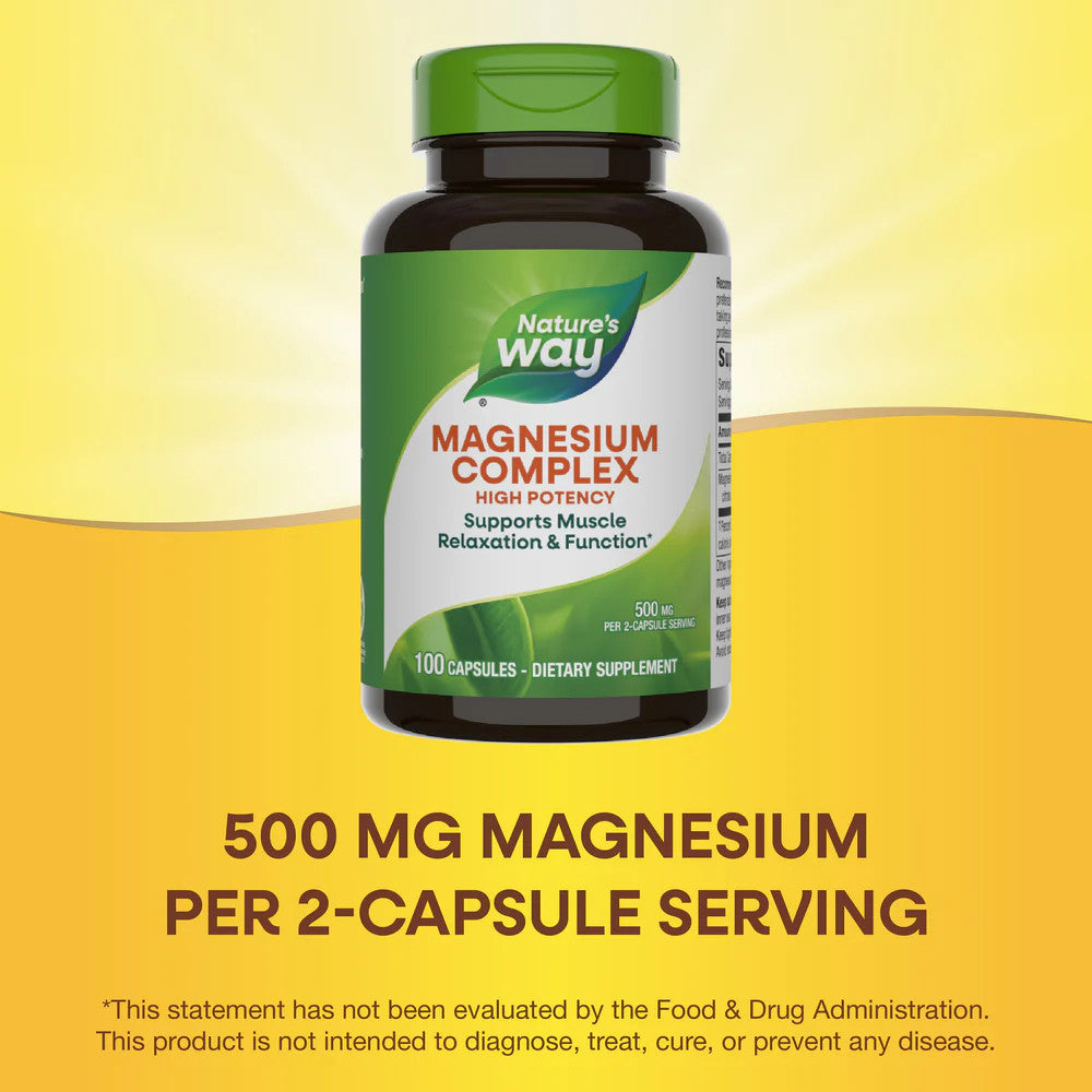Nature's Way Magnesium Complex 100 Capsules