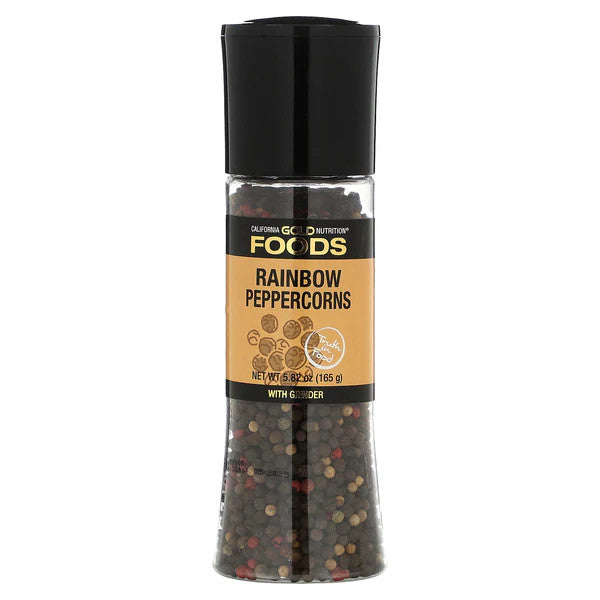 California Gold Nutrition Foods Peppercorns Grinder
