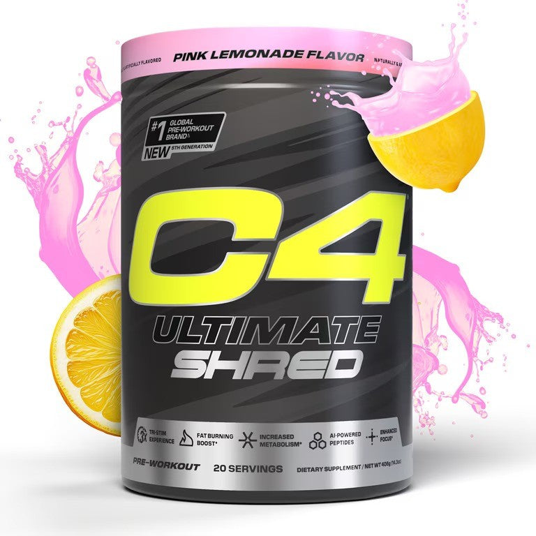 Cellucor C4 Ultimate Shred Pink Lemonade Pre-Workout 406g