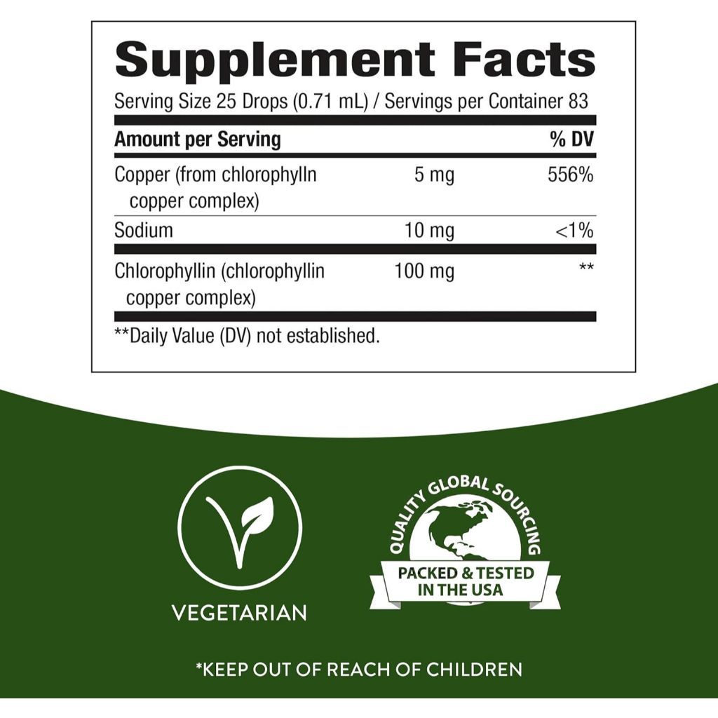 Nature's Way Chlorofresh Chlorophyll Drops Mint 59 ml