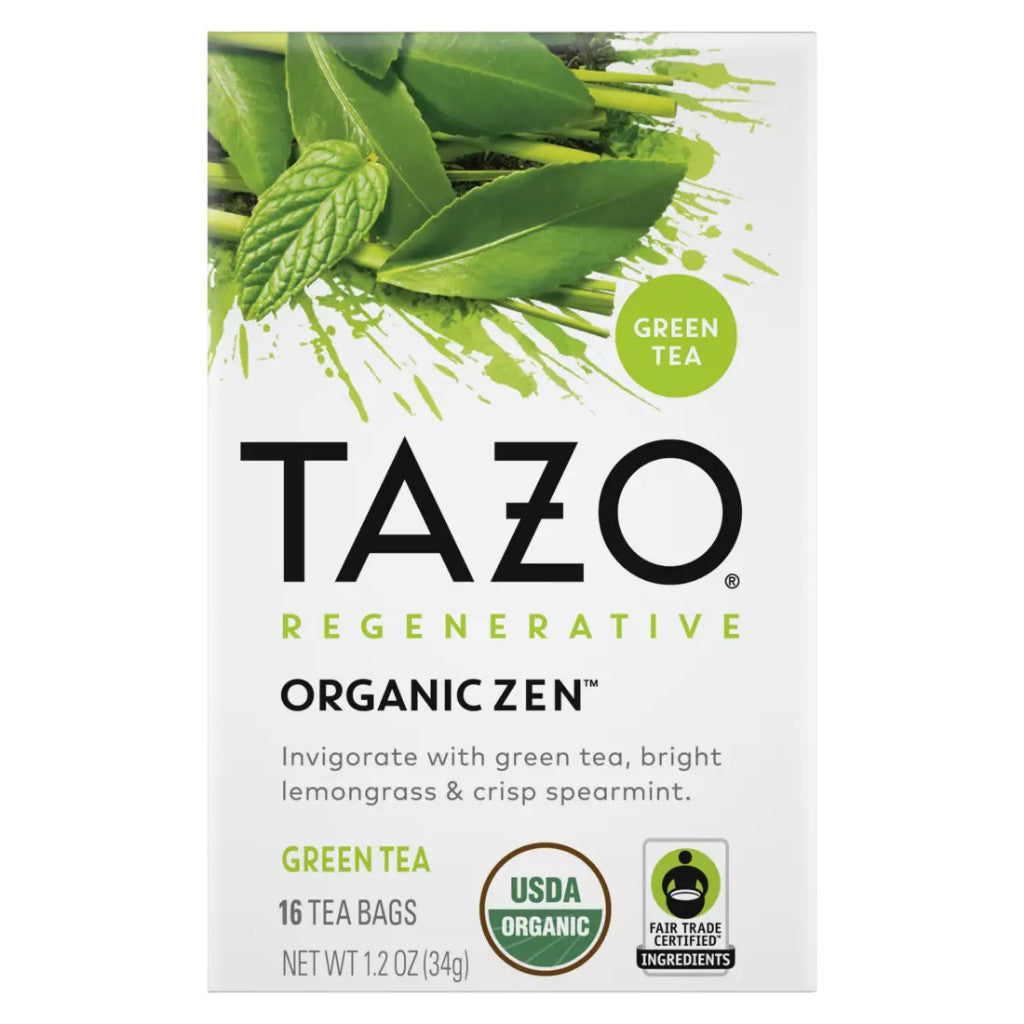 Tazo Organic Green Tea 16 Tea Bags
