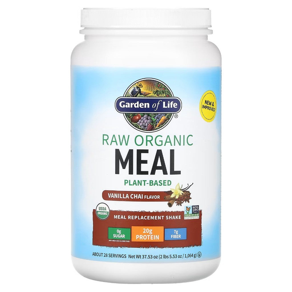 Garden of Life Raw Organic Meal Vanilla Chai Meal 1064g