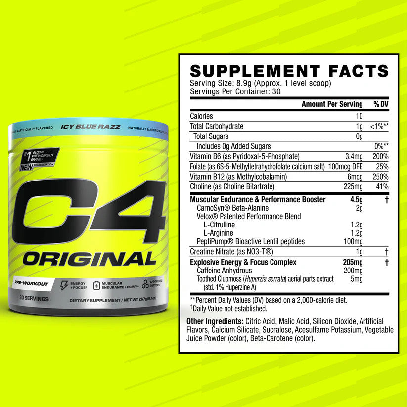 Cellucor C4 Original Watermelon Pre-Workout 267g
