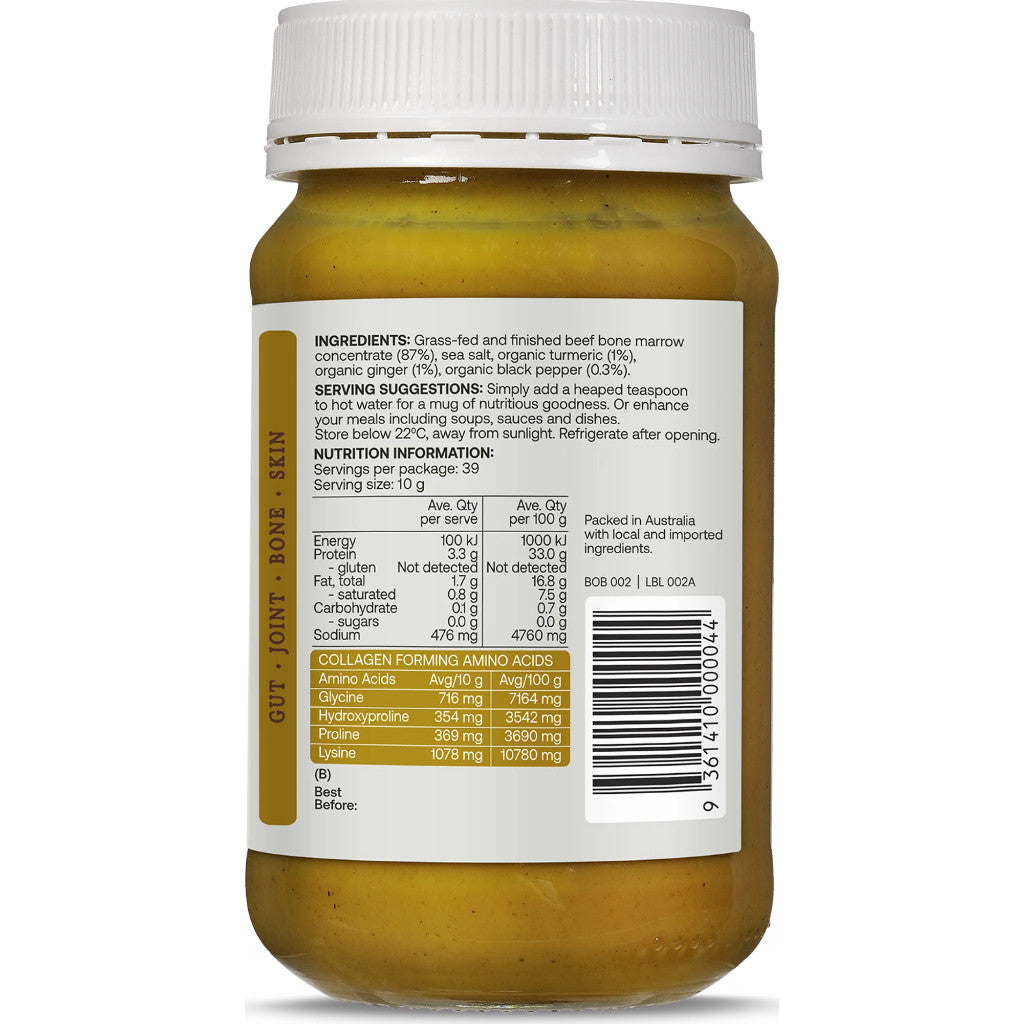 Best of the Bone Organic Turmeric Ginger & Pepper Bone Broth Concentrate 390g