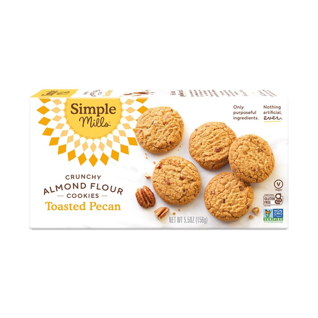 Simple Mills Toasted Pecan Crunchy Almond Flour Cookies 156g
