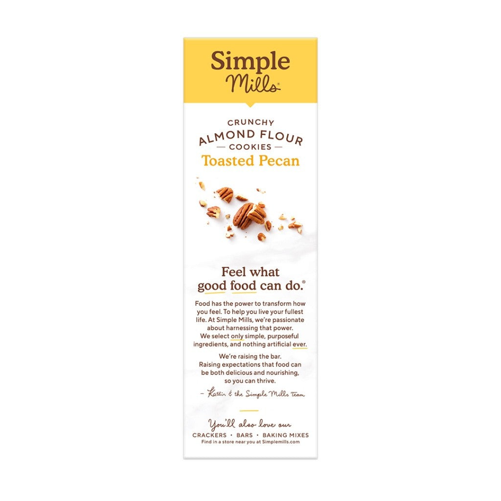 Simple Mills Toasted Pecan Crunchy Almond Flour Cookies 156g