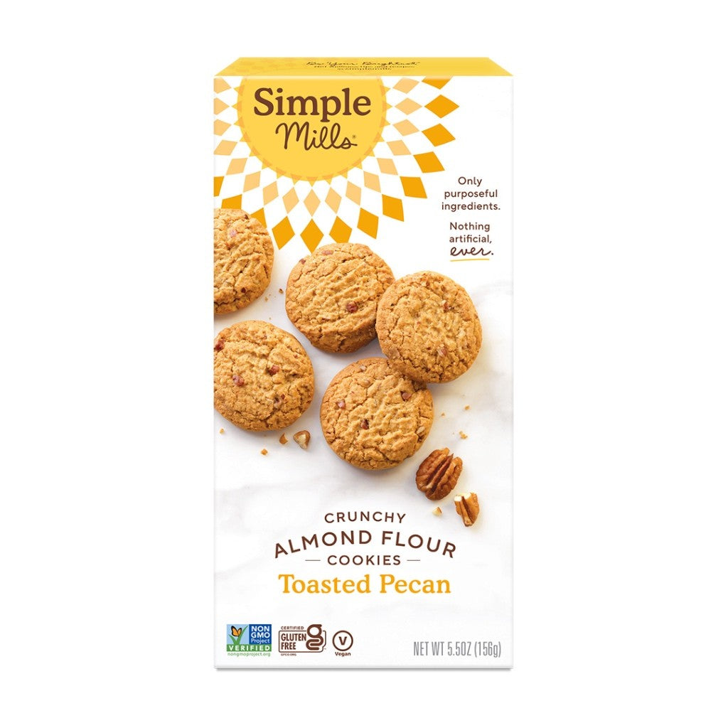 Simple Mills Toasted Pecan Crunchy Almond Flour Cookies 156g