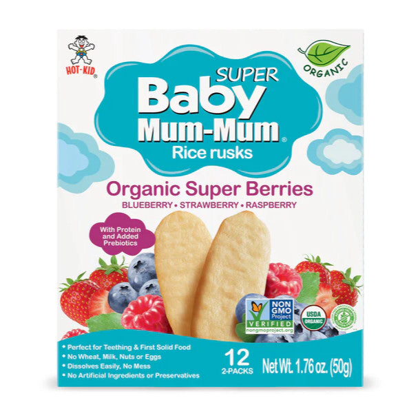 Hot Kid Baby Mum-Mum Gentle Teetthing Wafers 50g