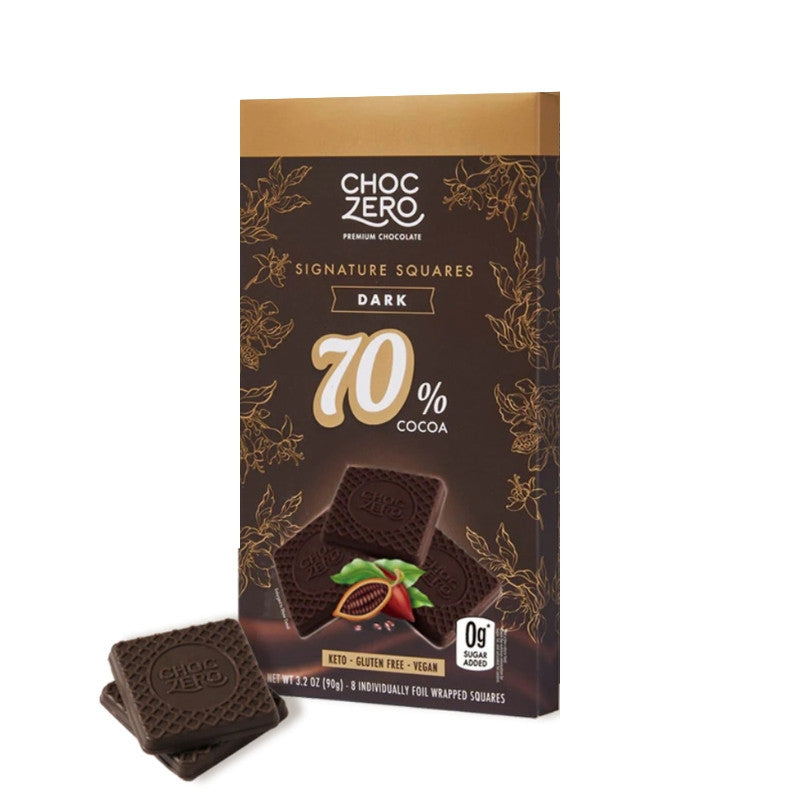 ChocZero Premium Keto Chocolate Bark & Squares 90g
