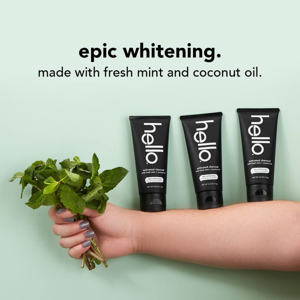 Hello Epic Whitening Activated Charcoal Toothpaste 113g