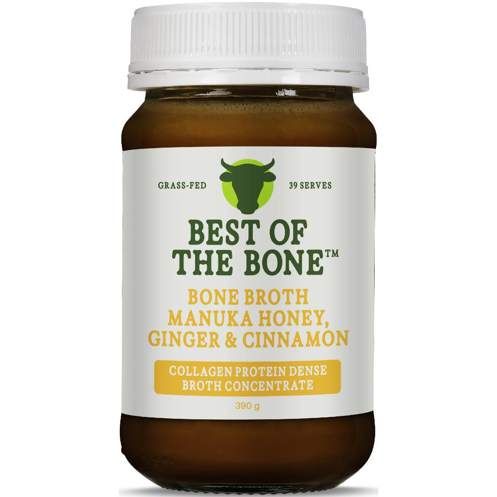 Best of the Bone Manuka Honey Ginger & Cinnamon Bone Broth Concentrate 390g