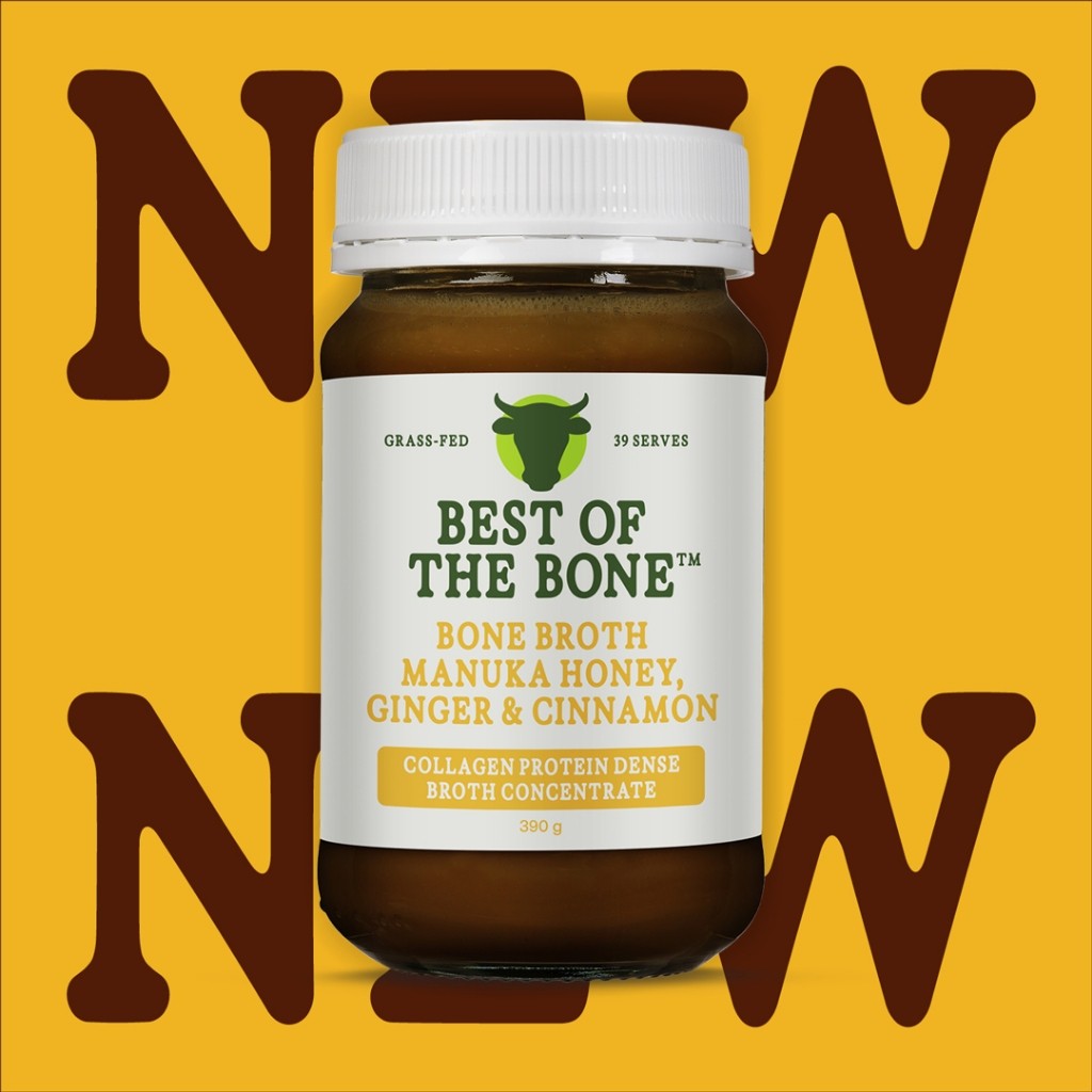 Best of the Bone Manuka Honey Ginger & Cinnamon Bone Broth Concentrate 390g