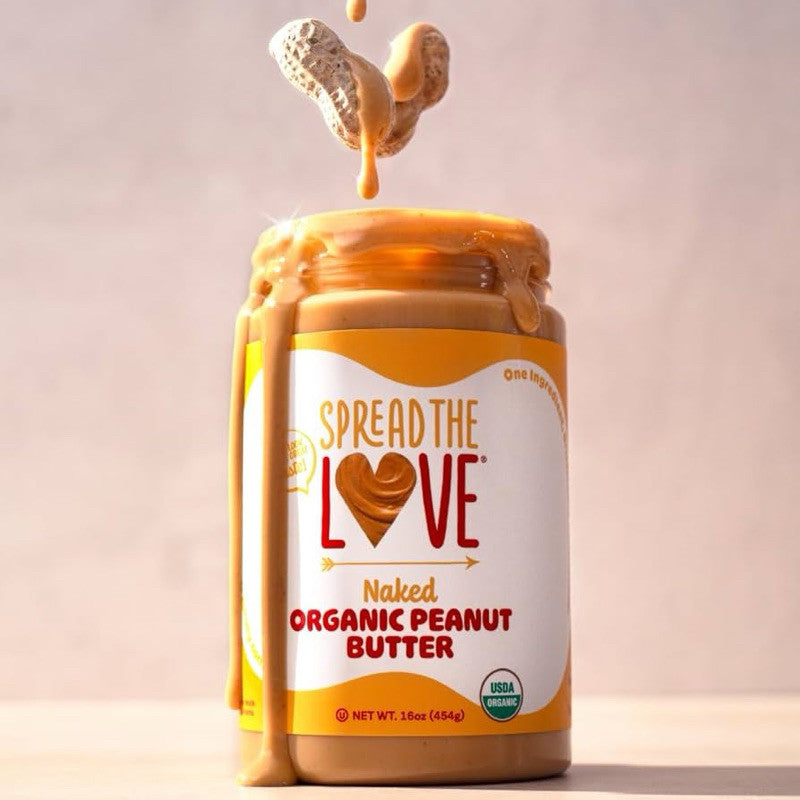 Spread the Love Naked Organic Peanut Butter 454g