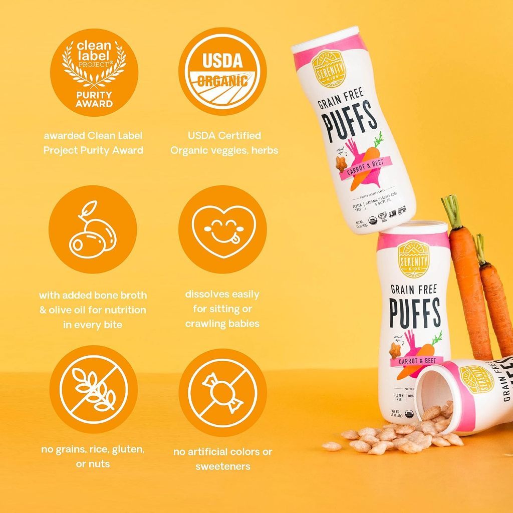 Serenity Kids Grain Free Pumpkin & Cinnamon Puffs 42g