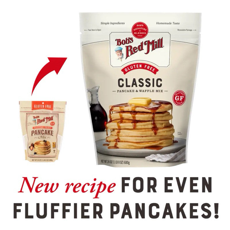 Bob's Red Mill Gluten Free Classic Pancake & Waffle Mix 680g