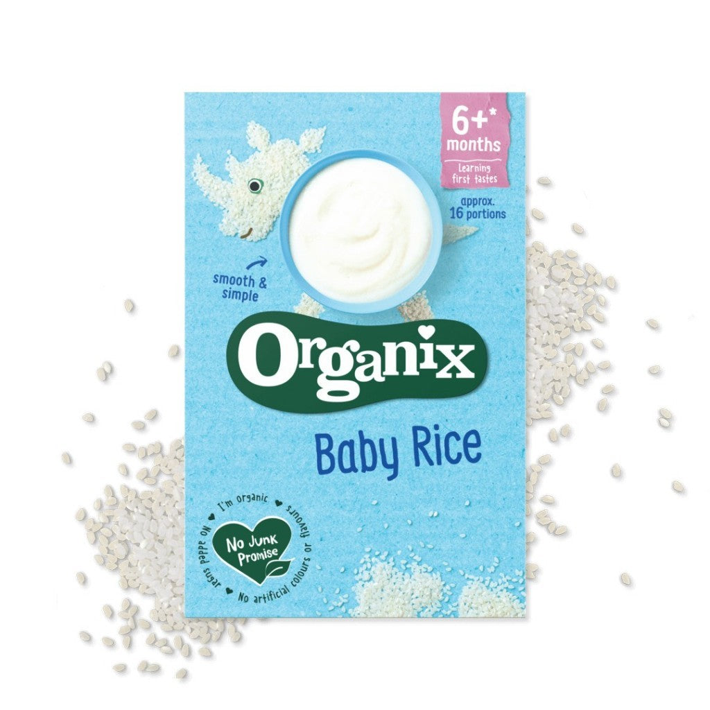 Organix 6+ Months Baby Rice Cereal 16 portions per pack
