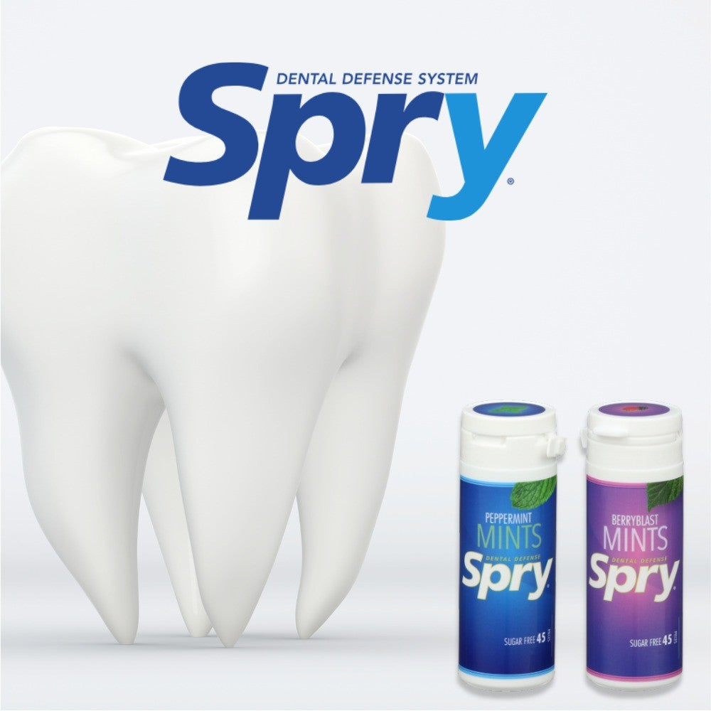 Spry Xylitol Sugar Free Mint 27g
