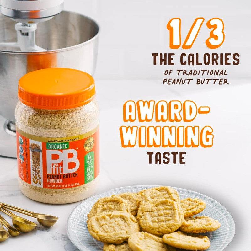 PBfit Organic Roasted Peanut Butter Powder 850g