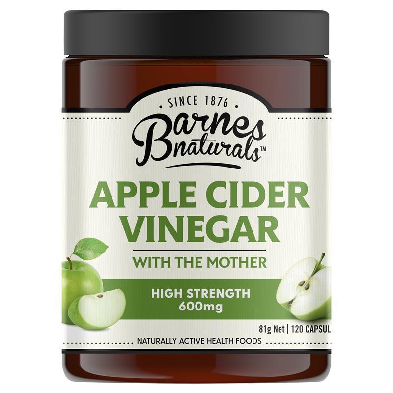 Barnes Naturals Apple Cider Vinegar, 120 Capsules