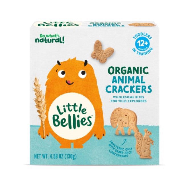 Little Bellies Organic Animal Crackers 130g