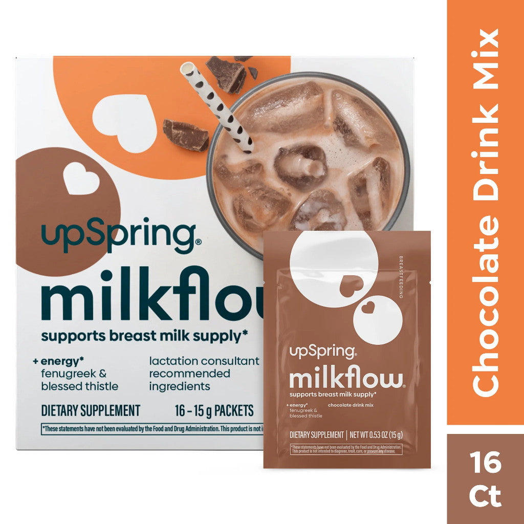 UpSpring Chocolate Milkflow Drink Mix, 16 Packets