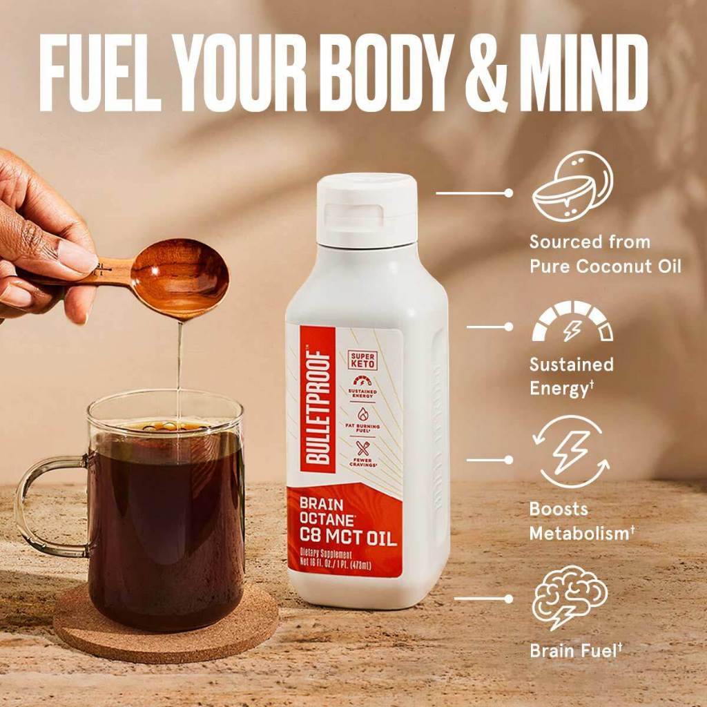 Bulletproof Brain Octane MCT Oil 473ml