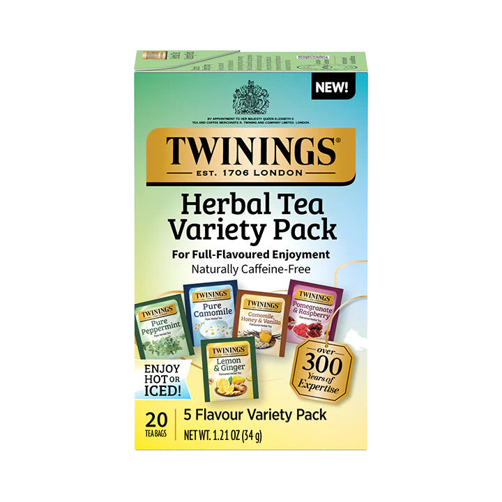 Twinings Assorted Herbal Teas, 20 Tea Bags