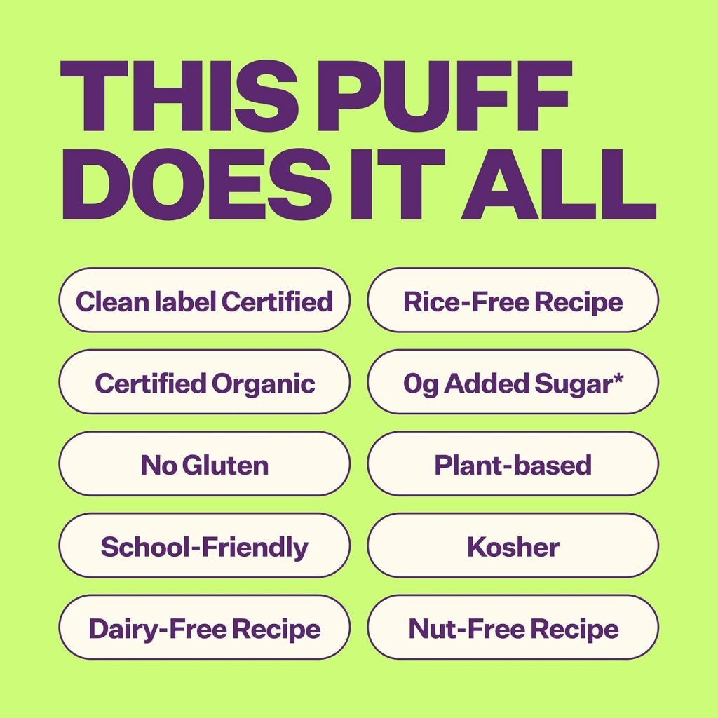 Yumi Berry & Sweet Pea Rice-Free Puffs 42.5g