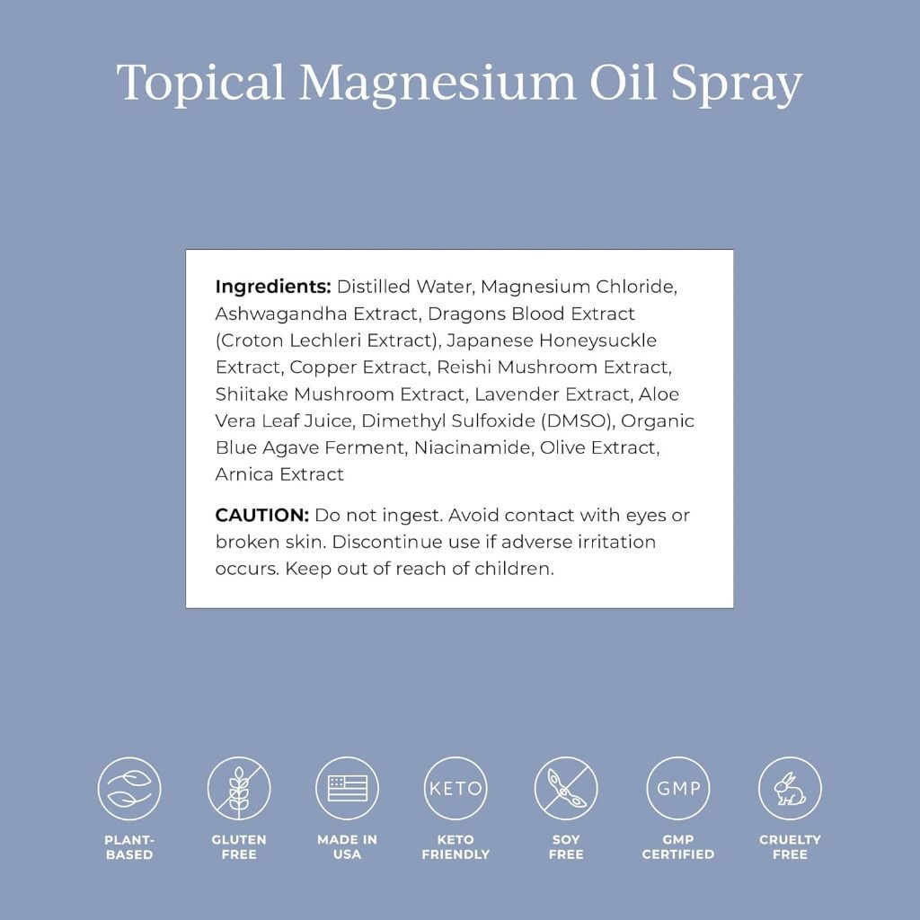 Cymbiotika Topical Magnesium Oil Spray 100ml