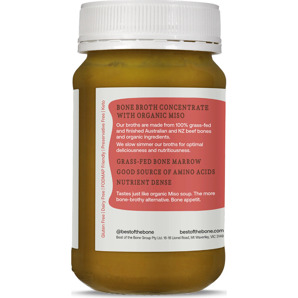 Best of the Bone Organic Miso Bone Broth Concentrate 390g