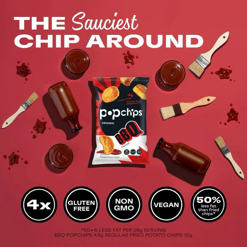 Popchips Barbeque Potato Chips 142g
