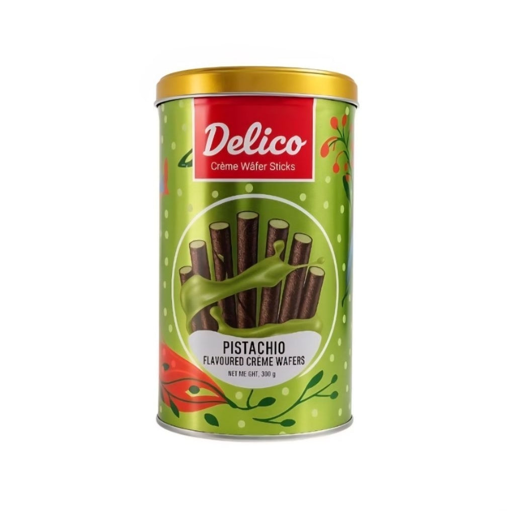 Delico Pistachio Wafers 300g
