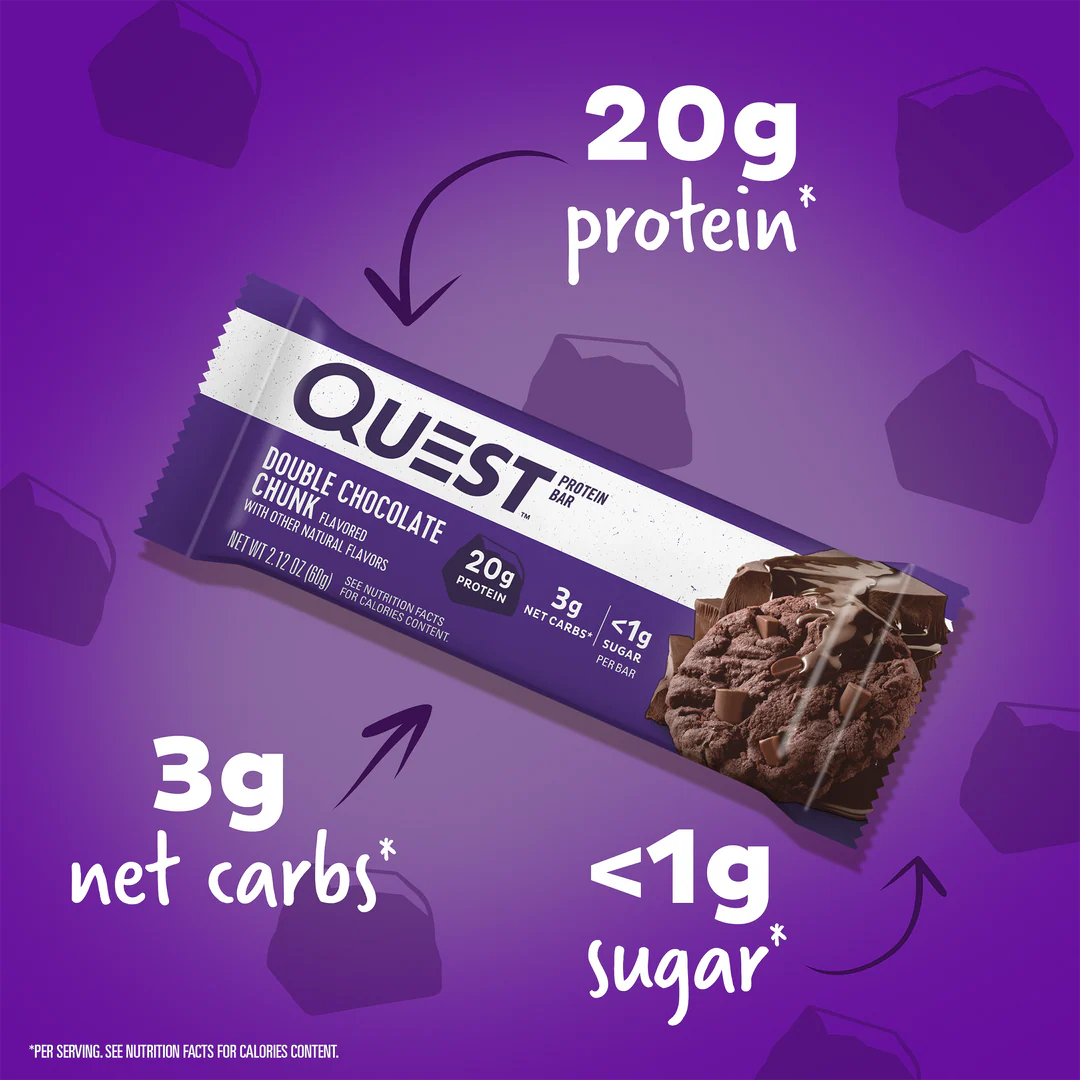 Quest Nutrition Double Chocolate Chunk Protein Bar 60g