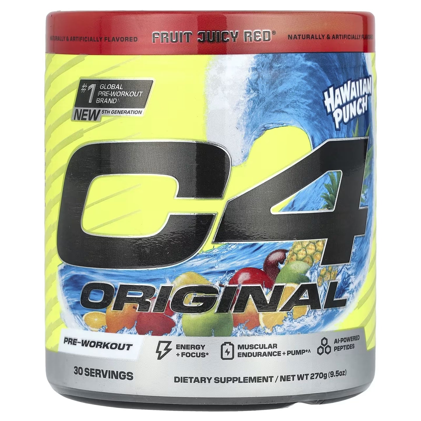 Cellucor C4 Original Pre-Workout 270g-Fruit Juicy Red