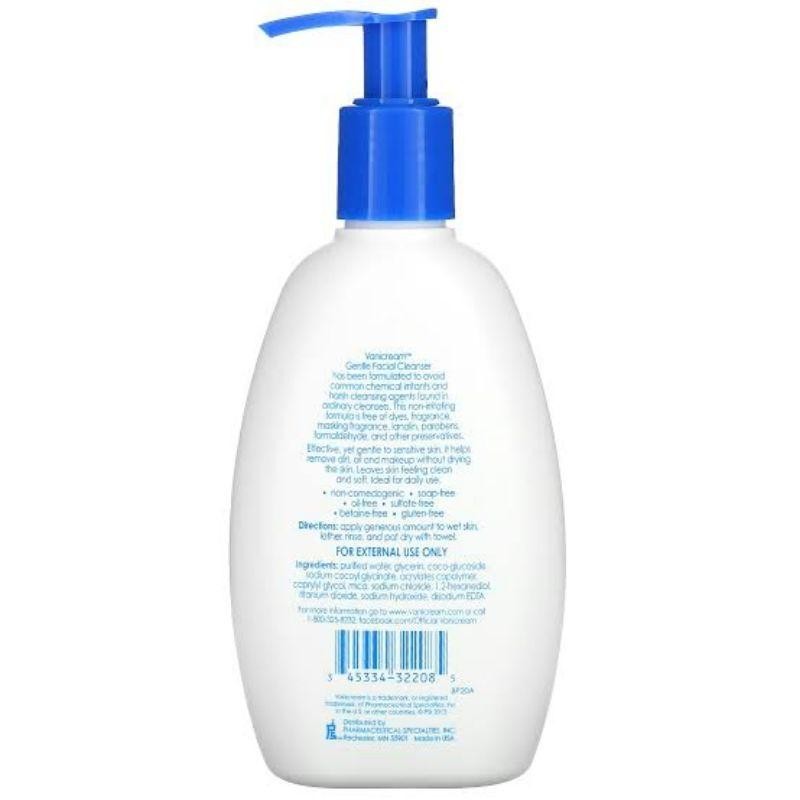 Vanicream Gentle Facial Cleanser 237ml