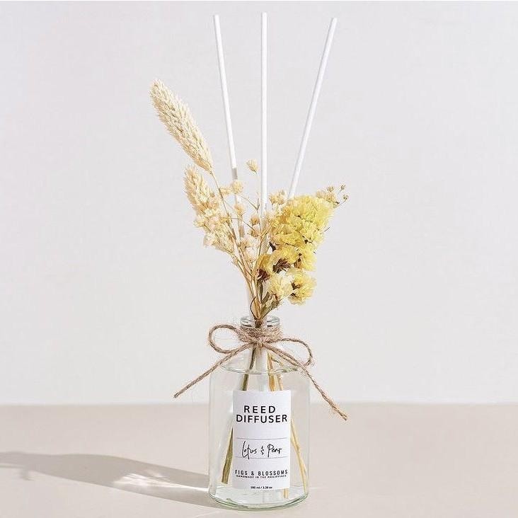 Figs & Blossoms Reed Diffuser With Flowers 100ml