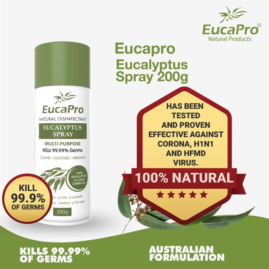 Eucapro Antibacterial Eucalyptus Spray 100mg