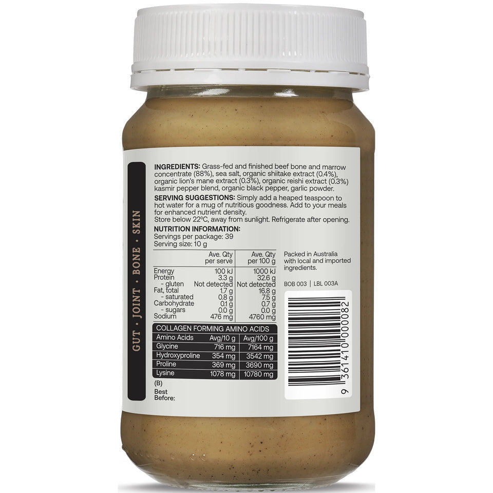 Best of the Bone Organic Mushroom Bone Broth Concentrate 390g
