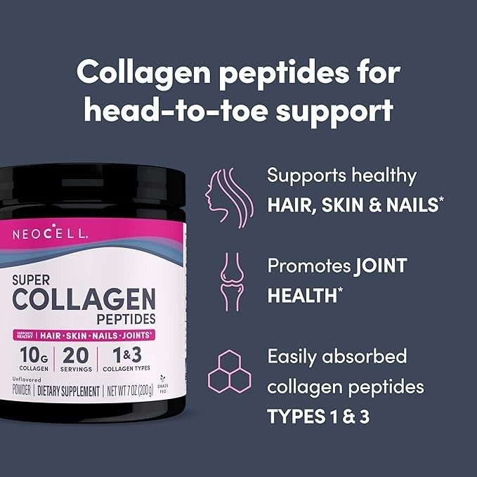 NeoCell Unflavored Super Collagen Peptides 200g