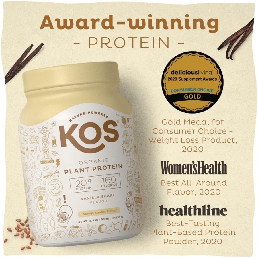 KOS Organic Vanilla Shake Plant Protein