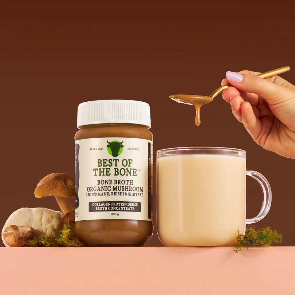 Best of the Bone Organic Mushroom Bone Broth Concentrate 390g